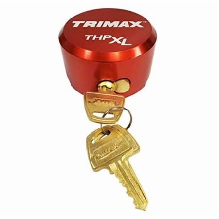 Trimax WYETHPXL-AL RD Solid Aluminum Hockey Puck Internal Shackle Red