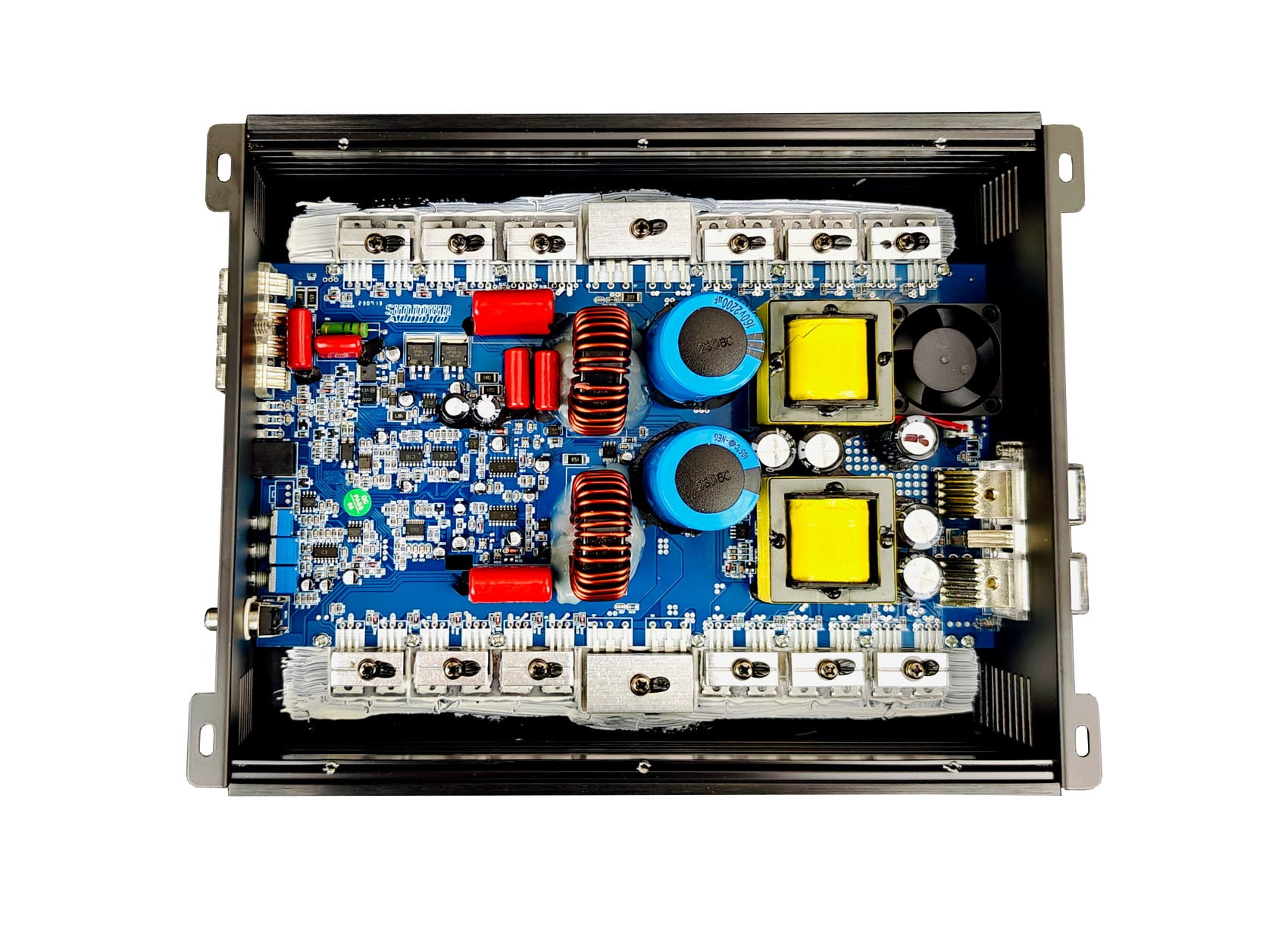 Sundown Audio SIA-3500D V2 Mono Full Range Smart Car Amplifier 3500 Watts RMS at 1 Ohm with Intelligent Bridge Design Black