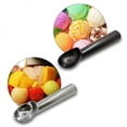 thumbnail image 3 of Nonstick Anti-Freeze Ice Cream Scoop Aluminum Ice Cream Spoon Melon Ball Cookie Dough Scoop Ice Cream Tools gadget, 3 of 9