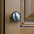 thumbnail image 4 of GlideRite 1.125 in. Solid Classic Round Cabinet Knob, Satin Pewter, 4 of 5