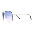 thumbnail image 3 of Half Frame Rimless Classic Air Force Officer Fashion Sunglasses Silver Blue Pink, 3 of 4