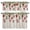 Red Khaki, variant on Sunflower Bee Kitchen Curtains, Kitchen Curtains and Valances Set of 3, Watercolor Yellow White Summer Spring Light Filtering Tailored Tier Curtain 36 Inch Length Drapes for RV Cafe Bathroom Bedroom