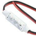 12V Mini Led Strip Light Dimmer Controller On Off Switch for 3528 5050