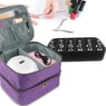 thumbnail image 2 of 2x Bolsa de Estuche de Transporte de de Uñas con Capacidad para 30 Botellas de Gran Capacidad con Divisores Suaves Contenedor Yuyangstore Estuche de transporte de esmalte de uñas, 2 of 7
