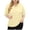 Beige, variant on Women's Casual V-Neck Short Sleeve Loose Fit T-Shirt - Soft Cotton, Versatile Basic Top
