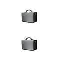 thumbnail image 1 of Moyic Almacenamiento ligero de CDDVD con asa fácil de transportar Organizador Estuche de CD Soporte de carpeta de tela Gris 80 piezas Gris 80 piezas 2Conjunto, 1 of 6