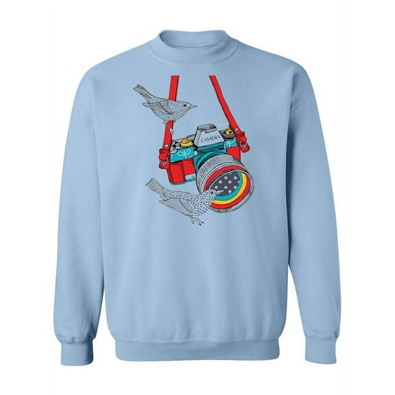 Birds With Bright Camera Design Sweatshirt Women -Image by Shutterstock, Female x-Large