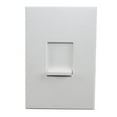thumbnail image 2 of Lutron Nt-1Ps-Wh Nova T Single Pole Cover Plate & Switch Combo; White, 2 of 2