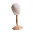 thumbnail image 3 of Bothyi Baby Head Model with Wooden Base Child Hat Organizer Stand s Barber Shops, 3 of 8