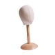 thumbnail image 3 of Modelo de cabeza de bebé con base de madera Soporte para sombreros Soporte para la cabeza Soporte para sombreros Exhibidor de sombreros Hogares Niños, 3 of 9