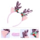 thumbnail image 4 of Diadema de reno navideño con lentejuelas y orejas de asta, tocado navideño (color aleatorio), 4 of 4