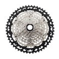 thumbnail image 1 of Shimano XT CS-M8100 Cassette - 12 Vitesses, 10-45t, Argent/noir, Micro Cannelure, 1 of 2
