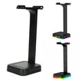 thumbnail image 1 of Soporte de Auriculares, Soporte de Auriculares Operación simple Colorida RGB Fuerte Versatilidad Tipo C Interfaz de Entrada Parauriculares Para El Hogar para Juegos , 1 of 7