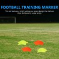thumbnail image 2 of 4 Pcs Marqueurs de Sport Réutilisables pour Entraînement de Football Plat en Forme d'Étoile Plateau Marqueur pour Intérieur Extérieur (Jaune, Vert), 2 of 8