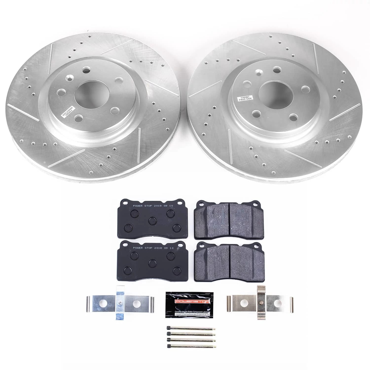 PowerStop Front Track Day High-Performance Brake Pad and Rotor Kit TDBK8825