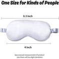 thumbnail image 2 of Silk Sp Eye Mask Blindfold With Elastic Strap Headband, Soft Eye Cover Eyeshade For Night Sping, Travel, Nap, 2 of 4