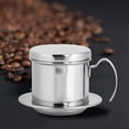 thumbnail image 1 of Cafetera Portátil de Acero inoxidable con filtro de goteo, Olla Con Diseño Elegante para Uso en Exteriores, Cocina, Oficina y Hogar, 1 of 7