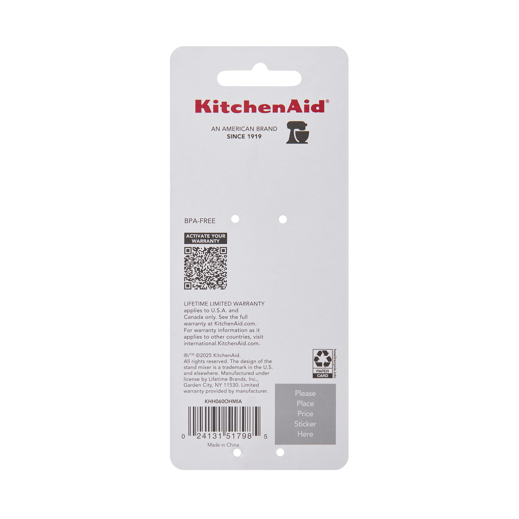 KitchenAid Stainless Steel Wire Kitchen Whisk with Ergonomic Handle, Mineral Water