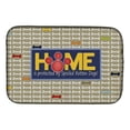 thumbnail image 1 of Carolines Treasures SB3053DDM Home is Protected by Spoiled Rotten Dogs Dish Drying Mat, 1 of 1