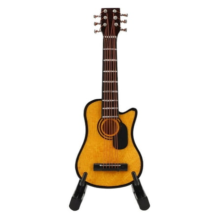 Modèle De Guitare, Cadeau Délicat Modèle De Mini Guitare En Tilleul Pour Un  Ami