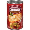 Campbell's Chunky Soup, Fajita Chicken with Rice and Beans Soup, 18.6 Ounce Can