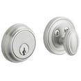 thumbnail image 1 of Baldwin 8031264 Pêne Dormant Traditionnel Simple Cylindre - Chrome Satiné, 1 of 1