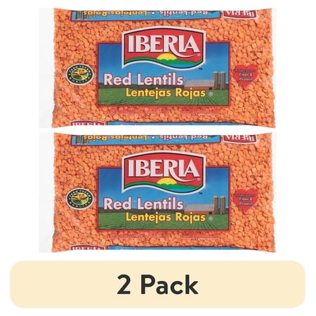 (2 pack) Iberia Red Lentils 12 oz