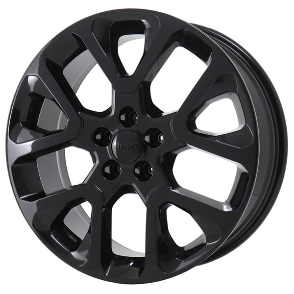 JEEP COMPASS 2018 2021 GLOSS BLACK Factory OEM Wheel Rim (Not