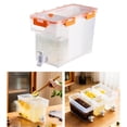 thumbnail image 4 of facefd Household Cold Kettle With Faucet Fruit Teapot Water Bucket Water Jug Orange, 4 of 7