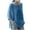 Blue, variant on XMMSWDLA Women's 3/4 Sleeve T-Shirts Fall Cute Casual Crewneck Loose Fit Tunic Tops Running Shirts Women