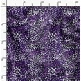 thumbnail image 2 of Soimoi Blue Rayon Fabric Leopard Animal Skin Decor Fabric Printed Yard 42 Inch Wide, 2 of 6