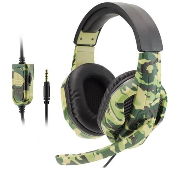 Auricular Diseño Camuflaje TacTicPro Camuflaje Jack 3.5mm Cable 2.2m 36dB 20Hz a 20000Hz HotShot MXCPA-001