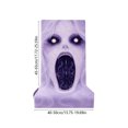 thumbnail image 3 of PYURTEP Halloween Chair Covers, Spooky Face Slipcovers, Double-Sided Printed Decorative Chair Covers for Indoor Outdoor Dining Halloween Decor, 3 of 6