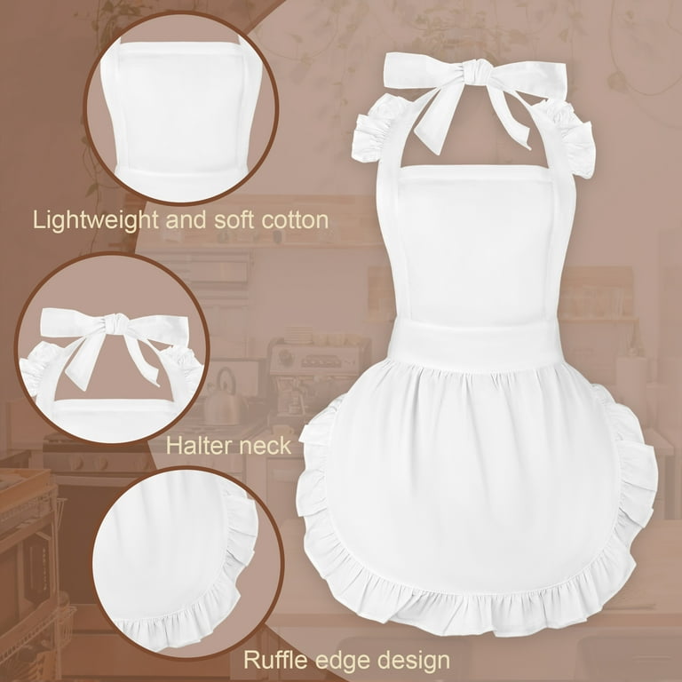 Aspire Kitchen Apron for Women, Christmas Cosplay Maid