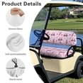 thumbnail image 6 of Yuyamidu Pink Golf Theme Golf Carts Split Seat Covers 2-Piece Club Car Seat Covers for Women Keep You Comfortable Universal Fit Your Golf Cart, 6 of 7