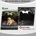 thumbnail image 5 of KUIFORTI Tribal Aztec Car Trunk Liner 29" x 39" All Weather Trunk Protection Cargo Liner Fits Most Cars, SUVs & Trucks Durable Cargo Mat Rear Trunk Line, 5 of 7
