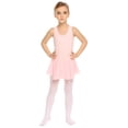 thumbnail image 5 of Arshiner Kid Girls Hollow Back Ballet Leotard with Skirt Sleeveless Dance Dresses, 5 of 9
