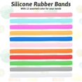 thumbnail image 3 of Mabor 12PCS Silicone Rubber Bands – Large Elastic Bands for Office, Books, File Folders, Notebooks, Cooking & DIY – 5.32 Inch Stretchable Silicone Bands, 3 of 5