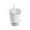 White, variant on CASAFUN Water Cup Summer Students High Value Large Capacity Double-layer Plastic Straw Cup Girls Cute With A Straw for Graduation Season, Family Gatherings, Bars, Gift