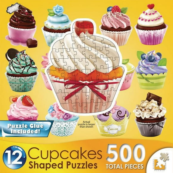 Cra-Z-Art 12 Puzzles de Petits Gâteaux, 500pcs