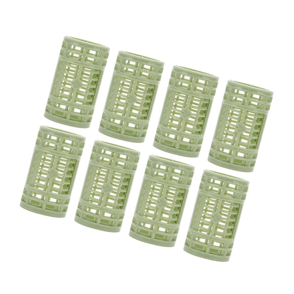Vocoste 8pcs Women Convenient Heatless Voluminous Hair Roller 2.48"x1.18" Green