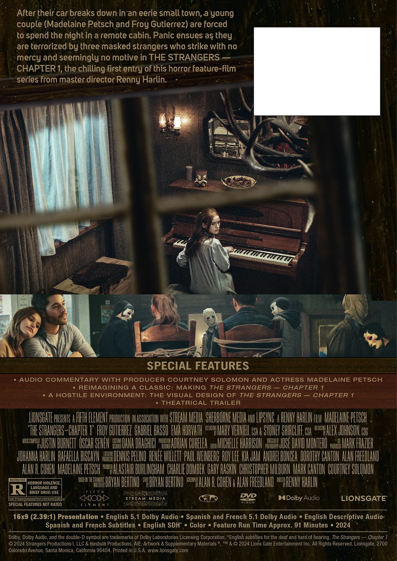 Lionsgate Home Entertainment, Blu-ray + DVD + Digital, Chapter 1