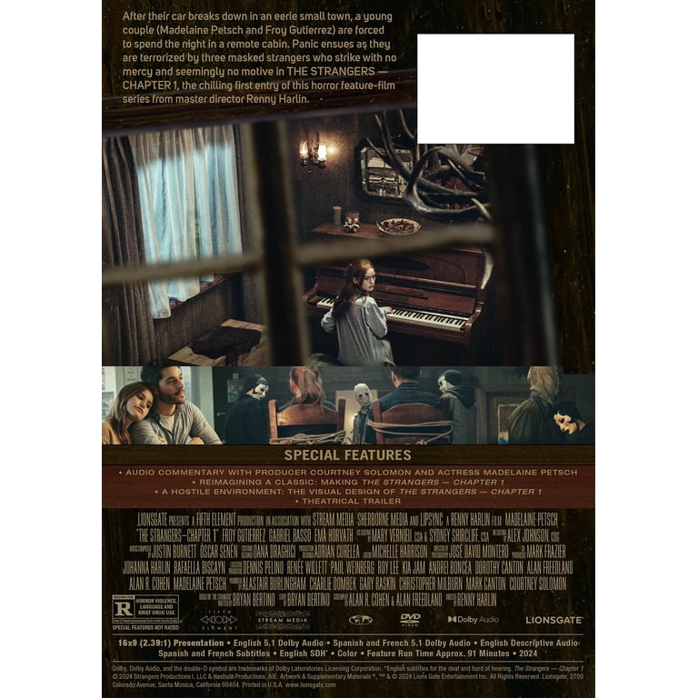 Strangers: Chapter 1 (Blu-ray + DVD + Digital) - Walmart.com