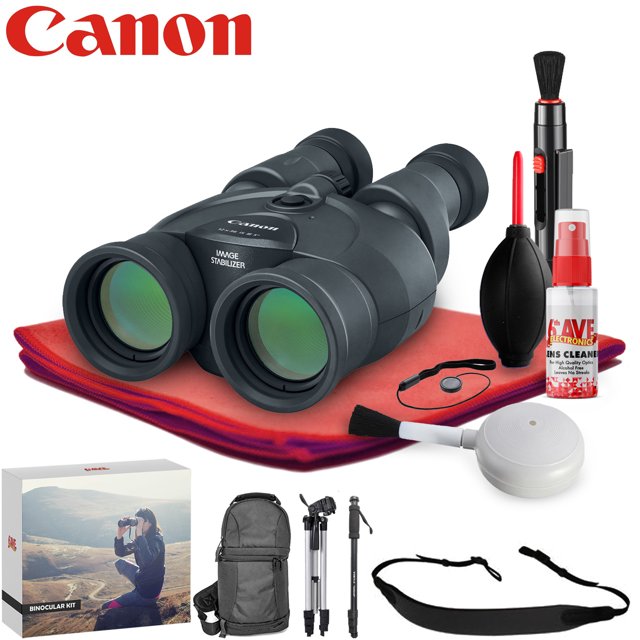 Canon 12x36 IS III Image Stabilized Binocular Exclusive Outdoors Binoculars Kit