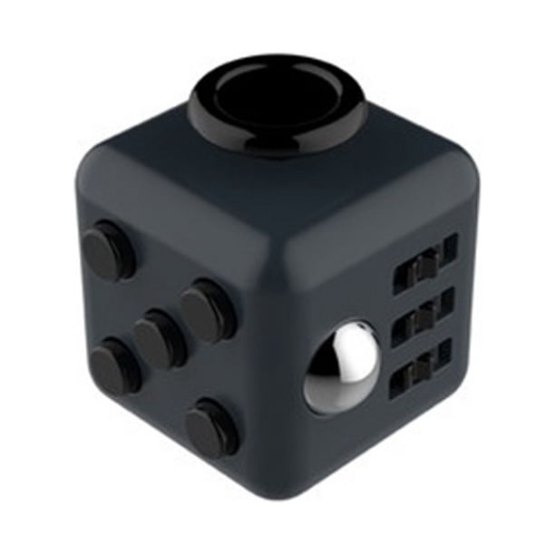 Cubo anticompresión negro, juguete de descompresión, apto para adultos y niños, divertido juguete de descompresión, Sunny