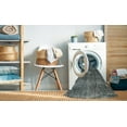 thumbnail image 2 of Ahgly Company Machine Washable Indoor Round Industrial Modern Light Slate Gray Area Rugs, 7' Round, 2 of 7