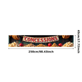 thumbnail image 3 of Blue Fabric Concessions Banner with Leather Glove Elements Party Decoration Backdrop for Carnival Events Festival Stalls Popcorn Stands and Fair Booths, 3 of 8
