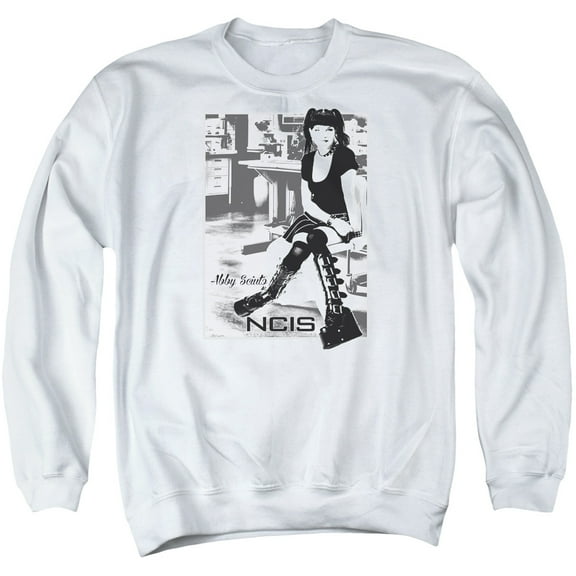 Ncis Relax Adult Crewneck Sweatshirt White