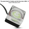 thumbnail image 1 of Water Water Cooling Pump Ultra Thin PMMA PWM Speed Control 3 Meters Head 500l H 4cm Thickness, 1 of 8