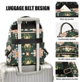 thumbnail image 3 of FORMRS Mini Backpack Purse for Women Travel Daypack Casual Shoulder Bag, Pink Geometric Flowers, 3 of 7